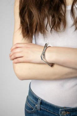 Fashion Zadig & Voltaire Cecilia Bangle Anticsilver